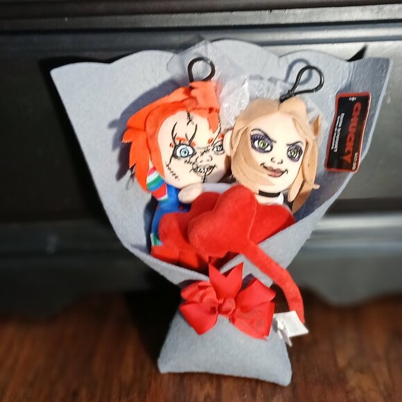 NWT Chucky & Tiffany plush bouquet - Picture 1 of 6